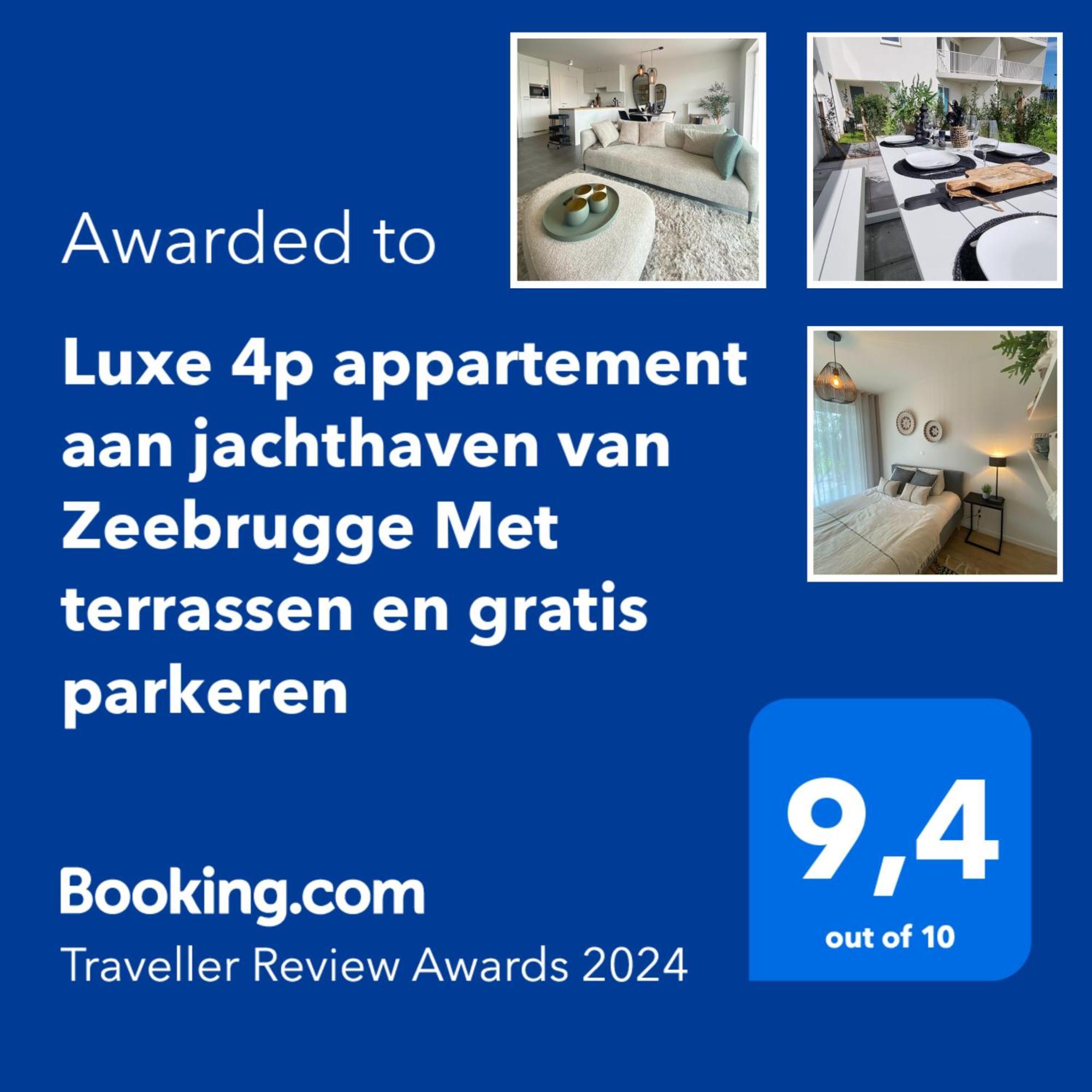 Luxe 4P Appartement Aan Jachthaven Van Zeebrugge Met Terrassen En Gratis Parkeren Eksteriør bilde